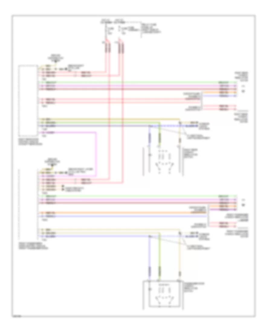 Power Windows Wiring Diagram 2 of 2 for Audi Q5 2010