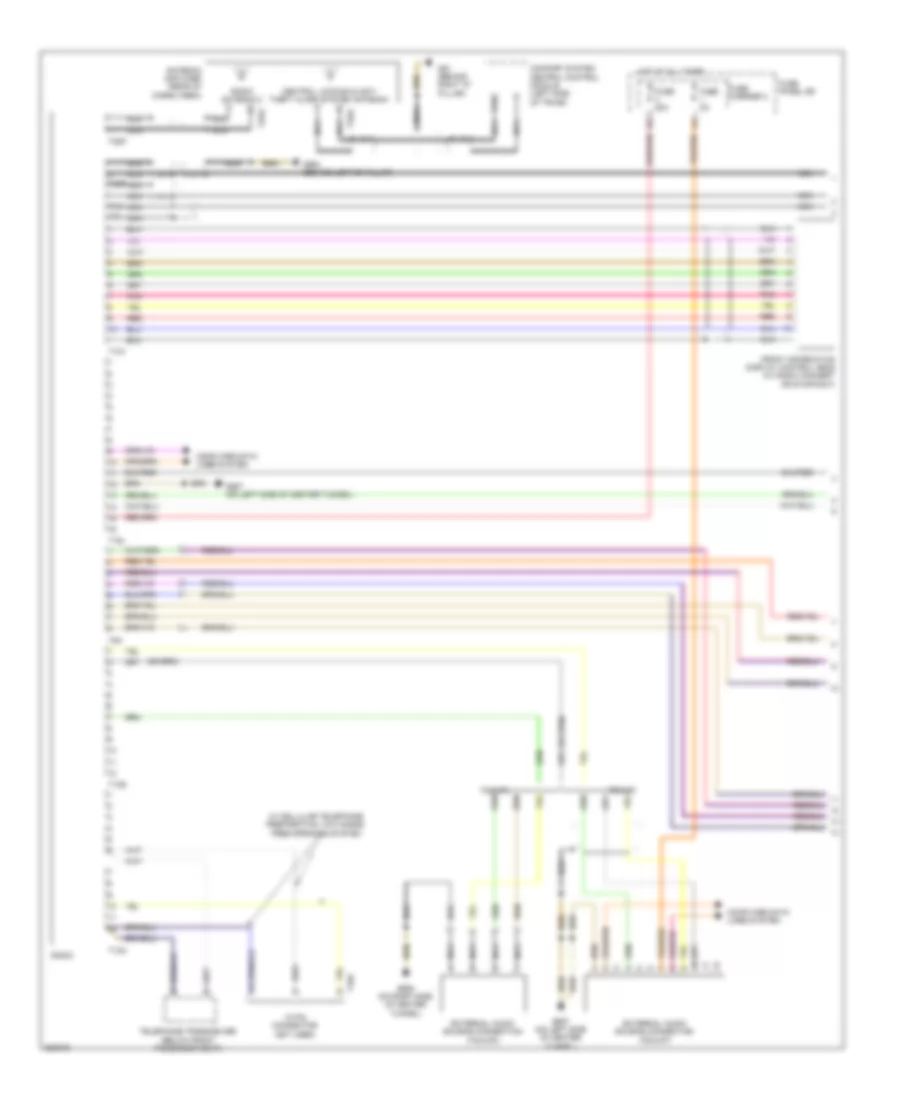 Radio Wiring Diagram, Basic Infotainment (1 of 2) for Audi Q5 2010