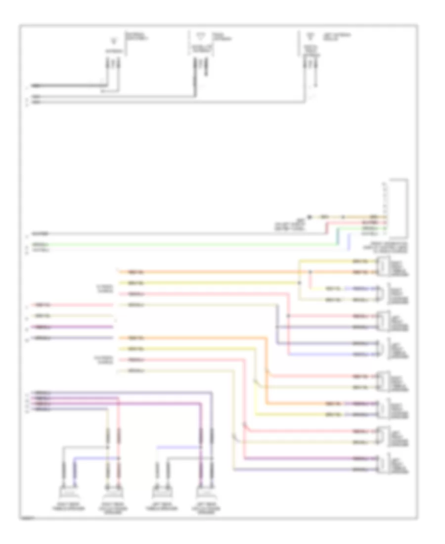 Radio Wiring Diagram, Basic Infotainment (2 of 2) for Audi Q5 2010