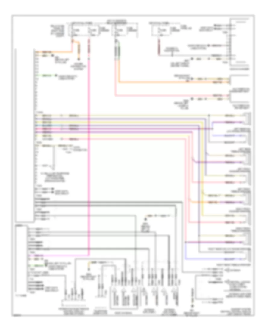 Radio Wiring Diagram, Basic MMI for Audi Q5 2010