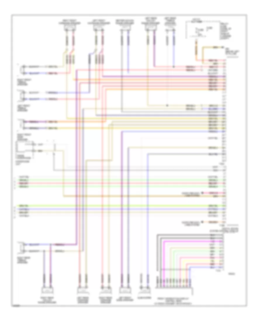 Radio Wiring Diagram, Premium Infotainment (2 of 2) for Audi Q5 2010