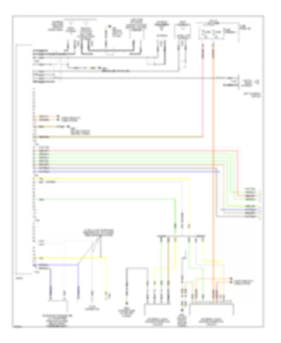 Radio Wiring Diagram, Standard Infotainment (1 of 2) for Audi Q5 2010