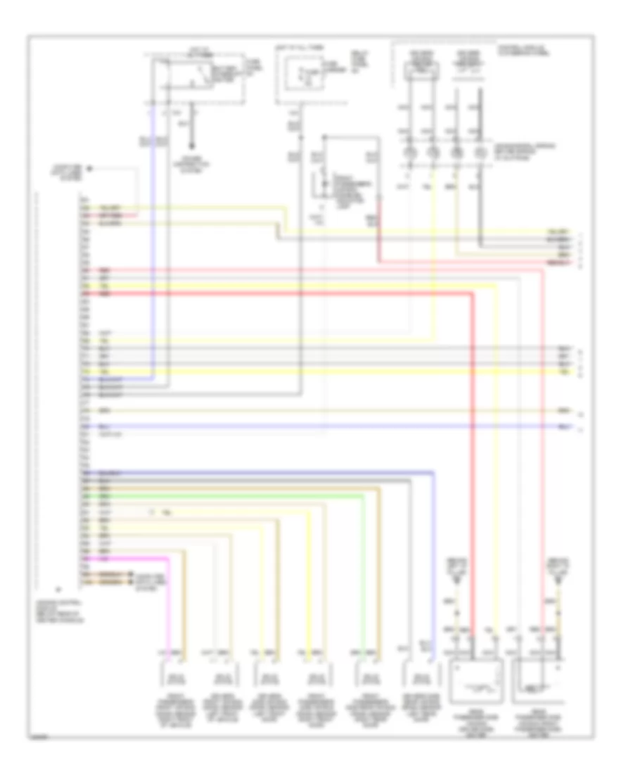 Supplemental Restraints Wiring Diagram 1 of 3 for Audi Q5 2010