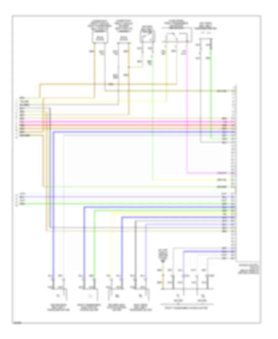 Supplemental Restraints Wiring Diagram 3 of 3 for Audi Q5 2010