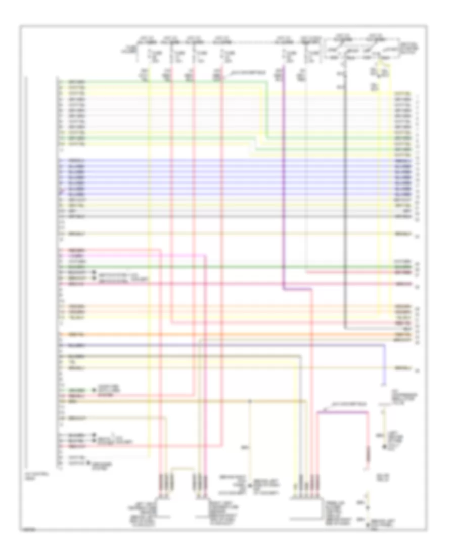 Air Conditioning Wiring Diagram 1 of 2 for Audi A4 Quattro 2003