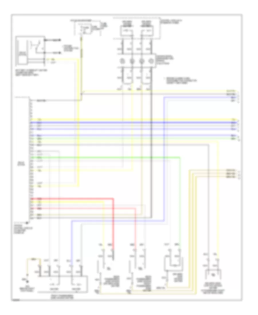 Supplemental Restraints Wiring Diagram 1 of 3 for Audi Q7 3 0 TDI 2010