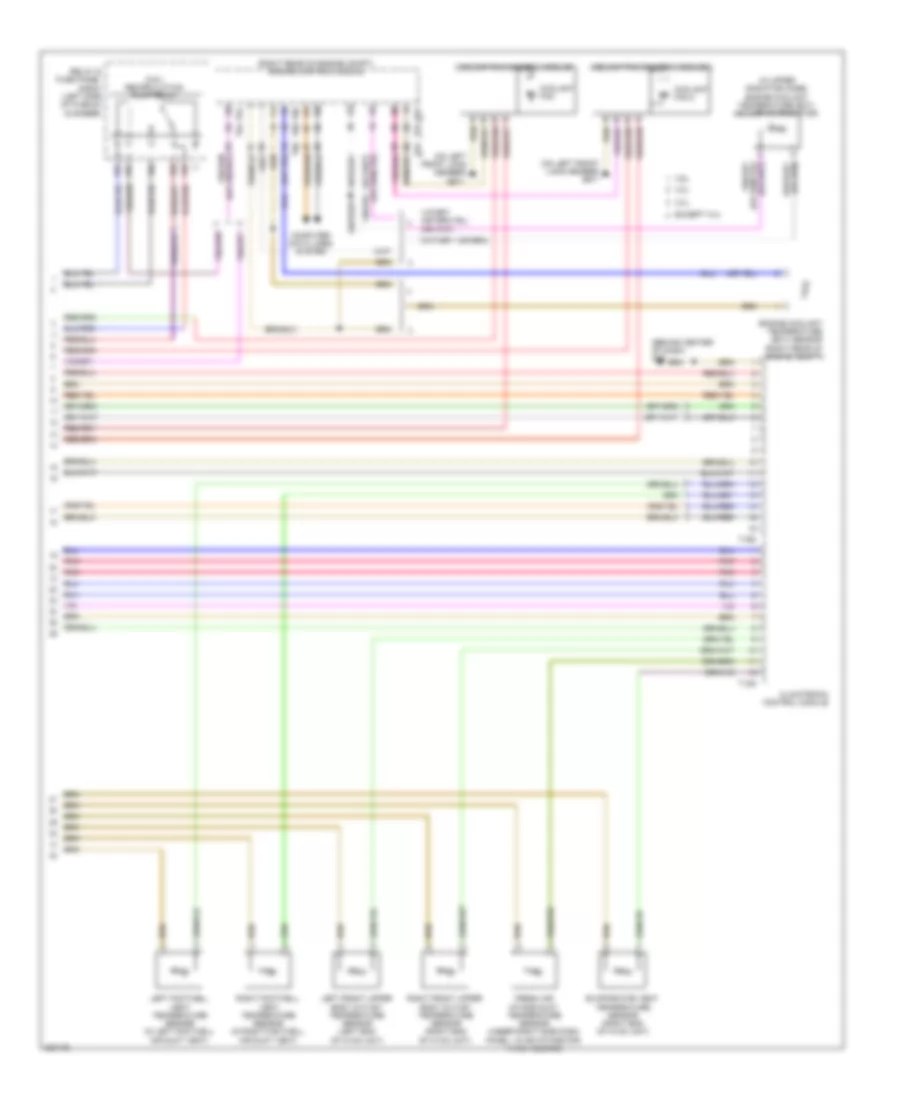 Automatic AC Wiring Diagram (4 of 4) for Audi Q7 3.0 TDI 2010
