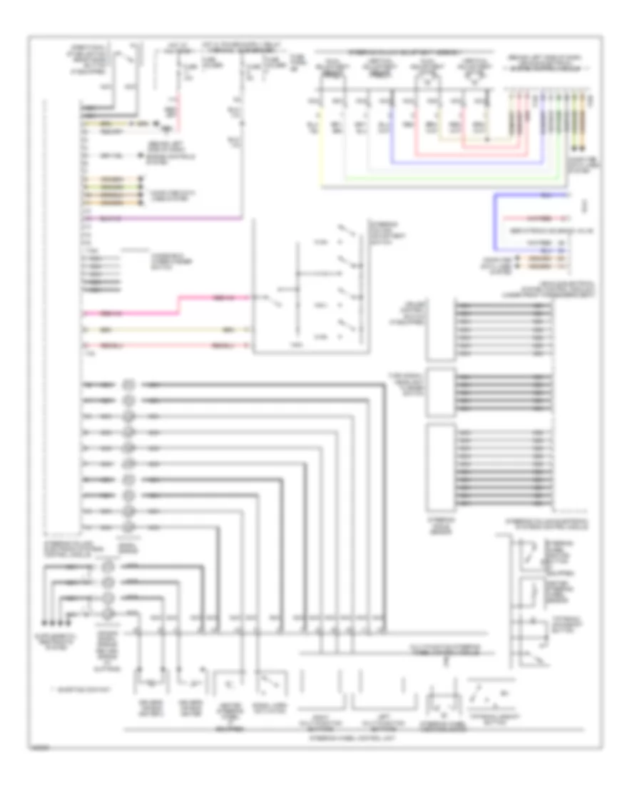 Steering Column Electronic Systems Control Module Wiring Diagram for Audi Q7 3 0 TDI 2010