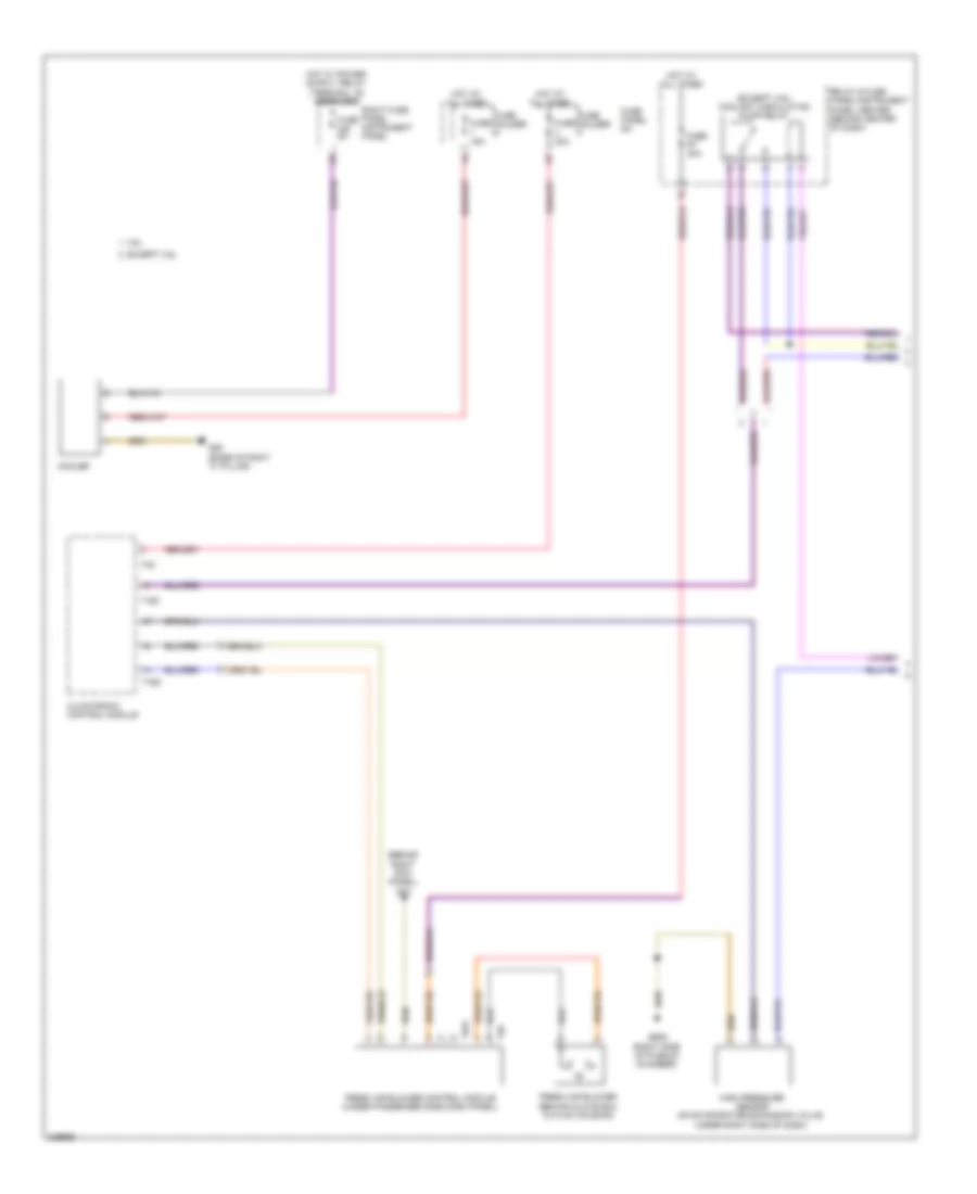 Cooling Fan Wiring Diagram 1 of 2 for Audi Q7 3 0 TDI 2010