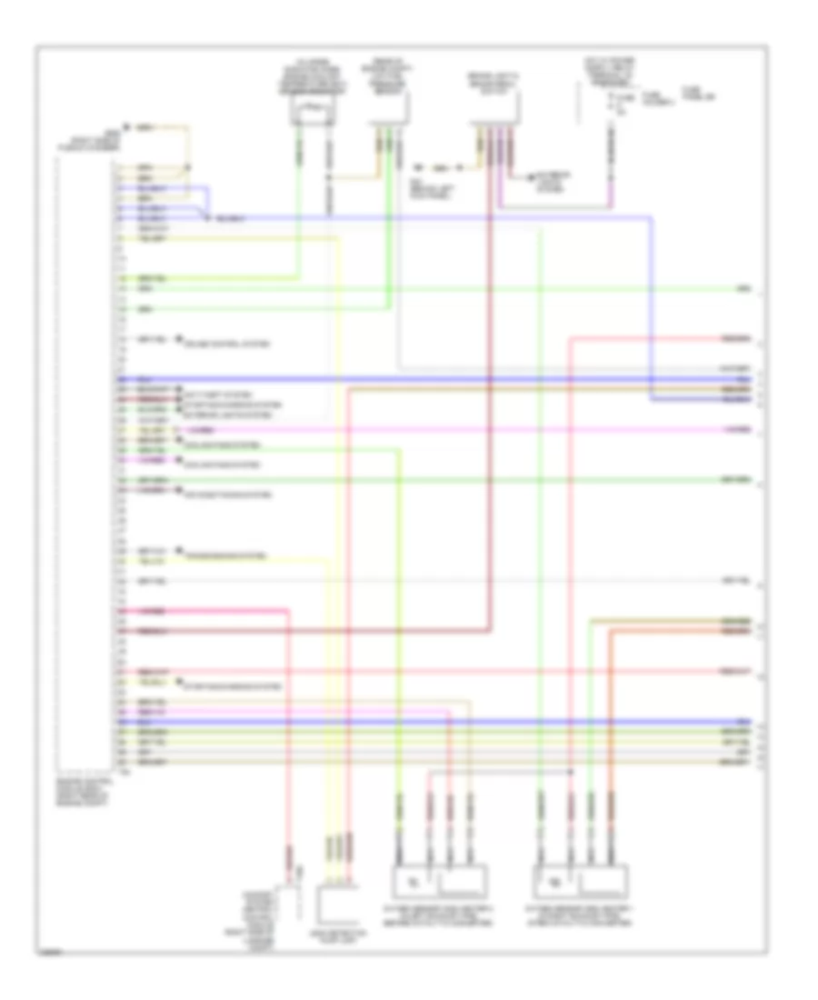 3.6L, Engine Performance Wiring Diagram (1 of 5) for Audi Q7 3.0 TDI 2010