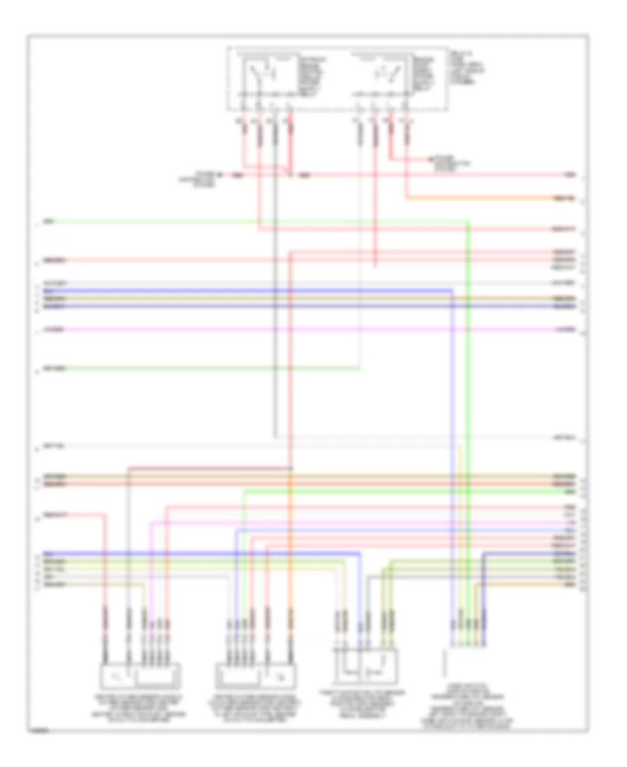 3.6L, Engine Performance Wiring Diagram (2 of 5) for Audi Q7 3.0 TDI 2010