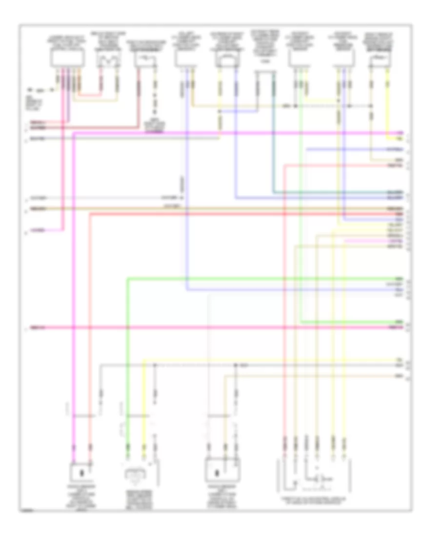 3.6L, Engine Performance Wiring Diagram (4 of 5) for Audi Q7 3.0 TDI 2010