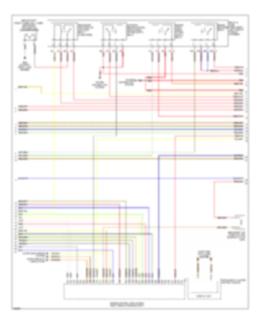 4.2L, Engine Performance Wiring Diagram (3 of 6) for Audi Q7 3.0 TDI 2010