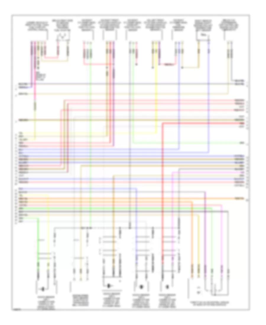 4.2L, Engine Performance Wiring Diagram (5 of 6) for Audi Q7 3.0 TDI 2010