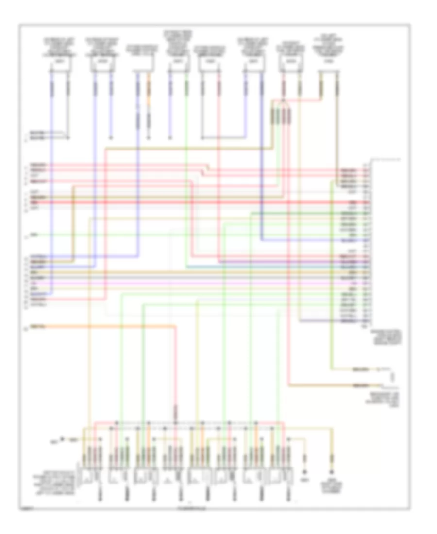 4.2L, Engine Performance Wiring Diagram (6 of 6) for Audi Q7 3.0 TDI 2010