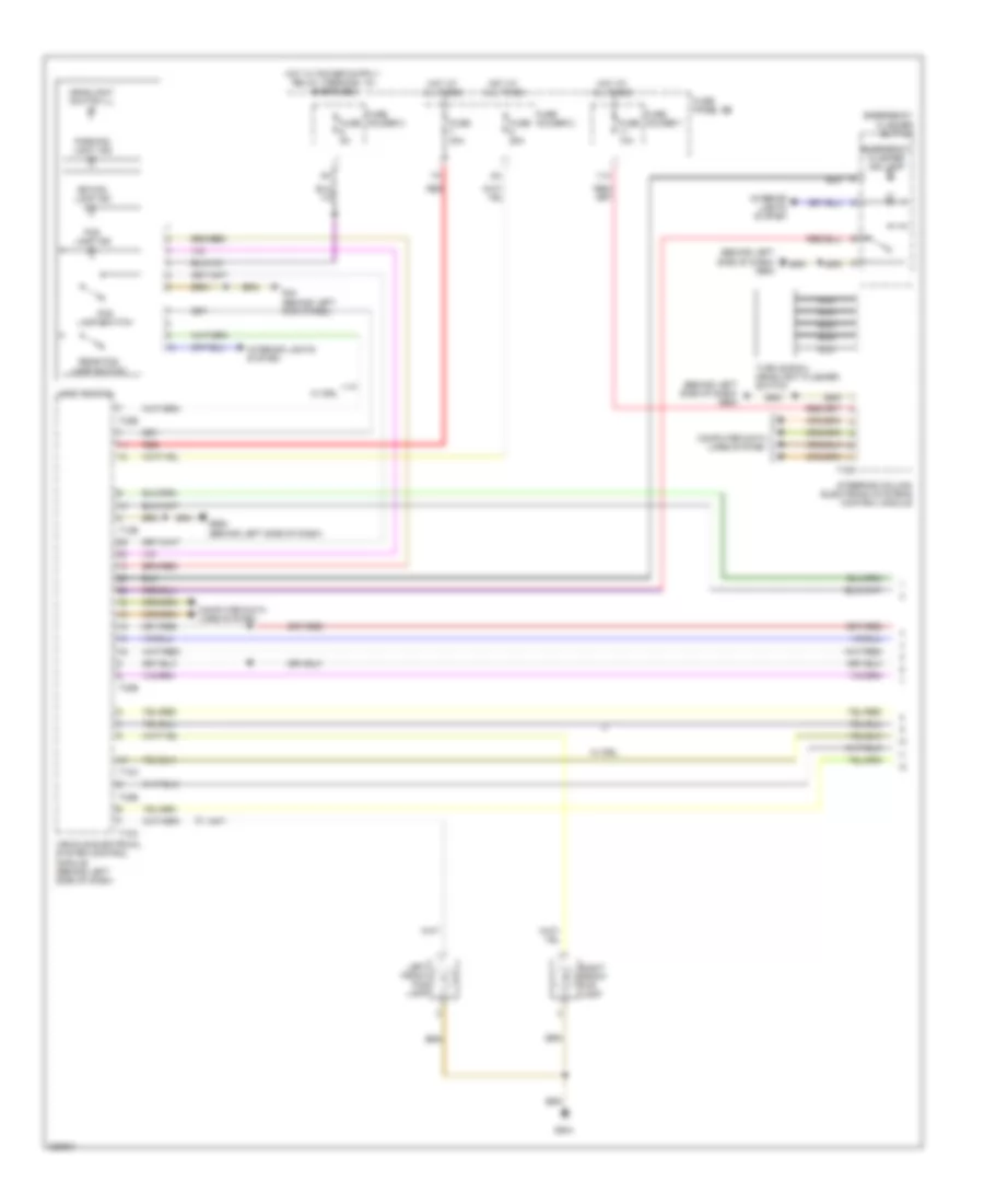 Headlights Wiring Diagram with Bi Xenon with Cornering Headlights 1 of 3 for Audi Q7 3 0 TDI 2010