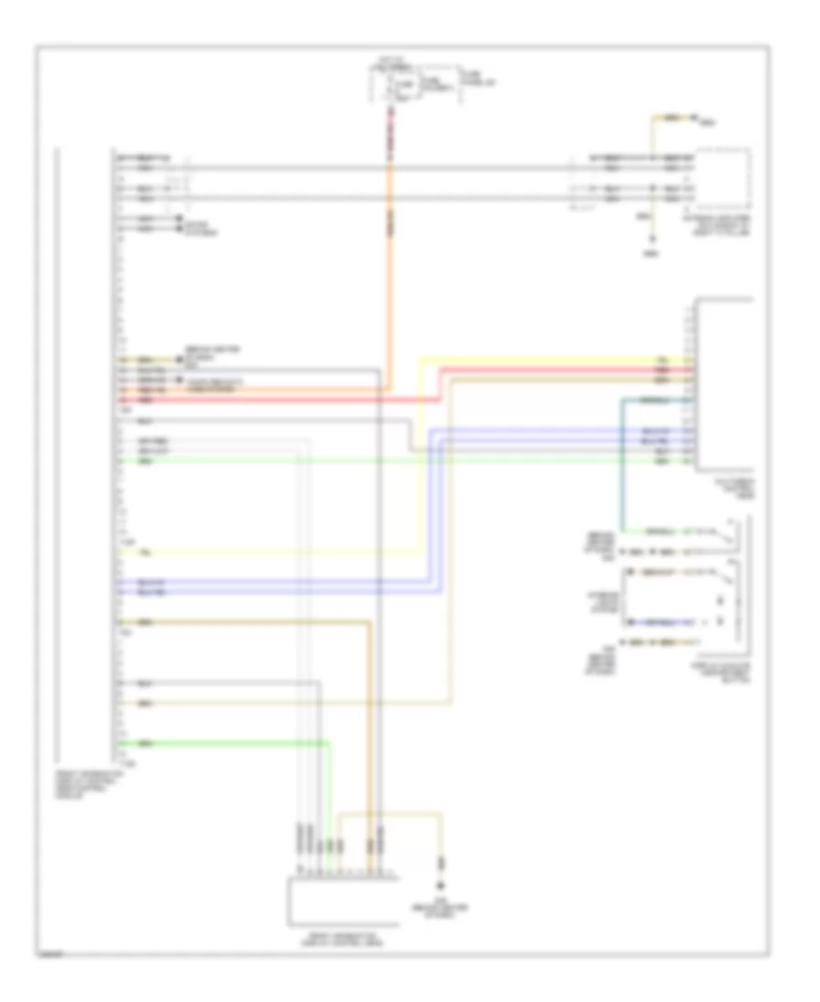 Front Information Display Control Module Wiring Diagram Basic Plus for Audi Q7 3 0 TDI 2010