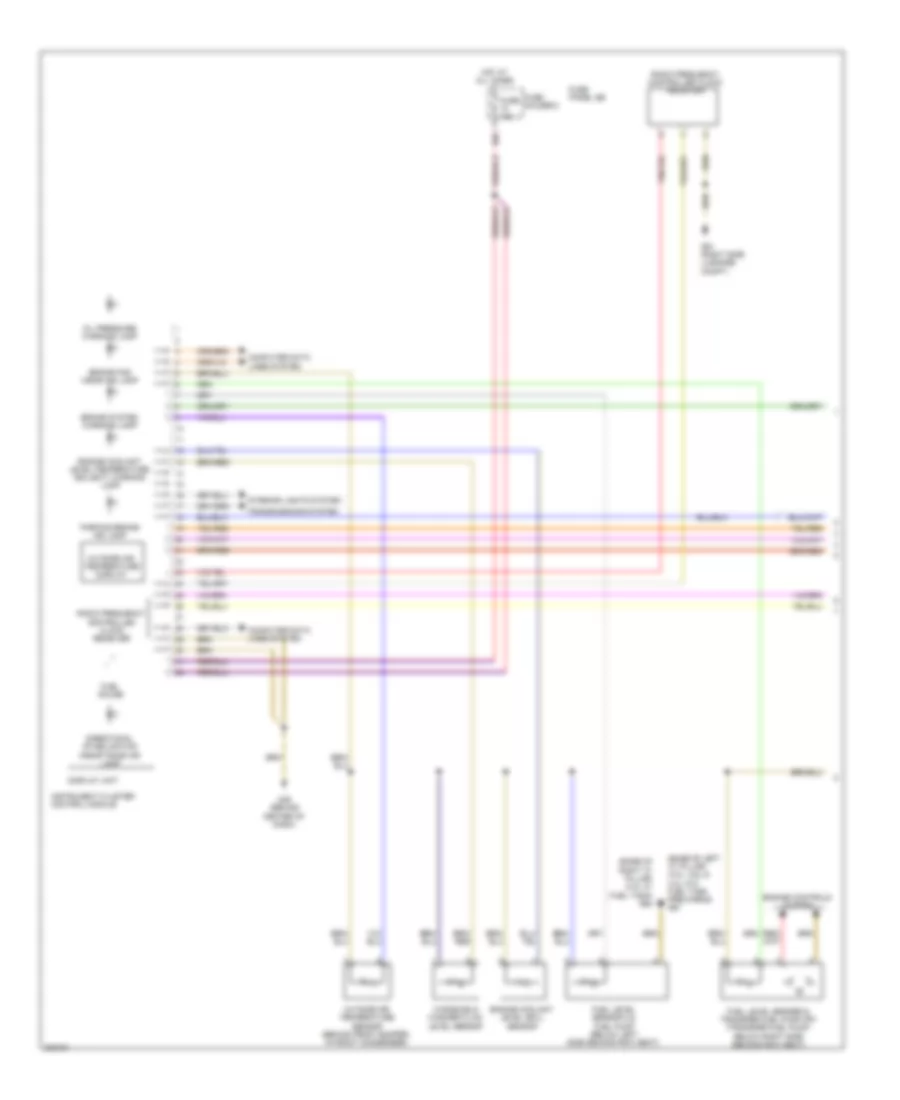 Instrument Cluster Wiring Diagram (1 of 2) for Audi Q7 3.0 TDI 2010