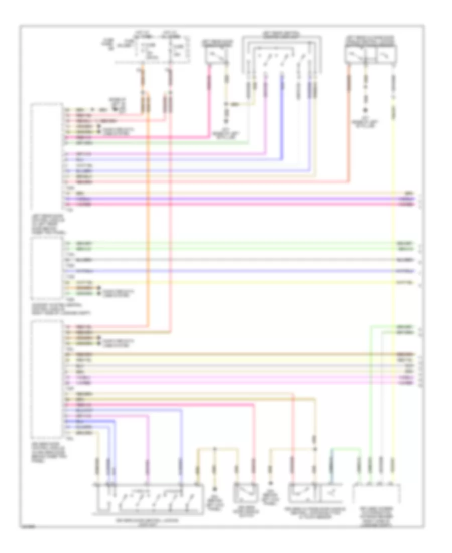 Power Door Locks Wiring Diagram 1 of 3 for Audi Q7 3 0 TDI 2010