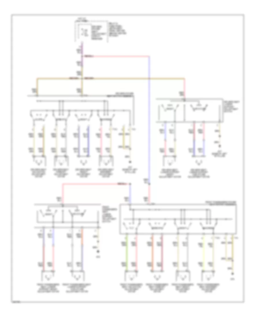 Power Seats Wiring Diagram for Audi Q7 3 0 TDI 2010