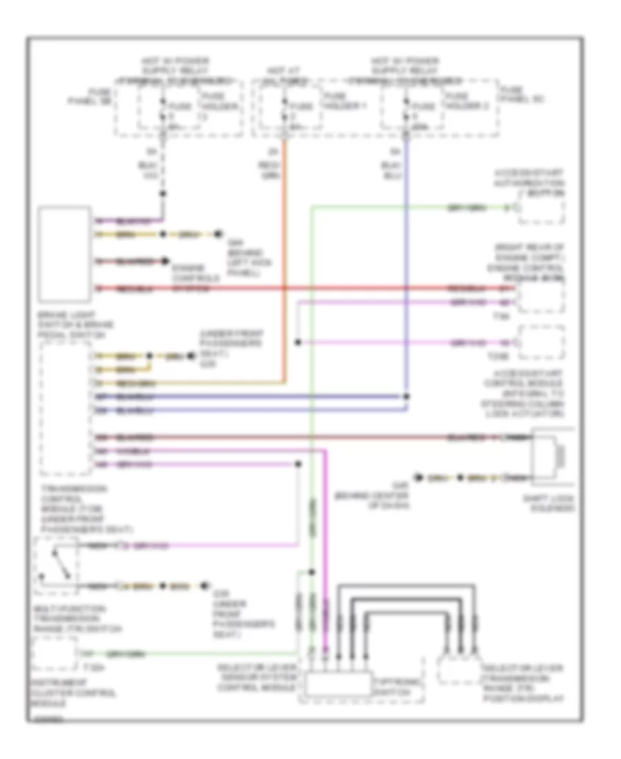 3 0L Turbo Shift Interlock Wiring Diagram for Audi Q7 3 0 TDI 2010