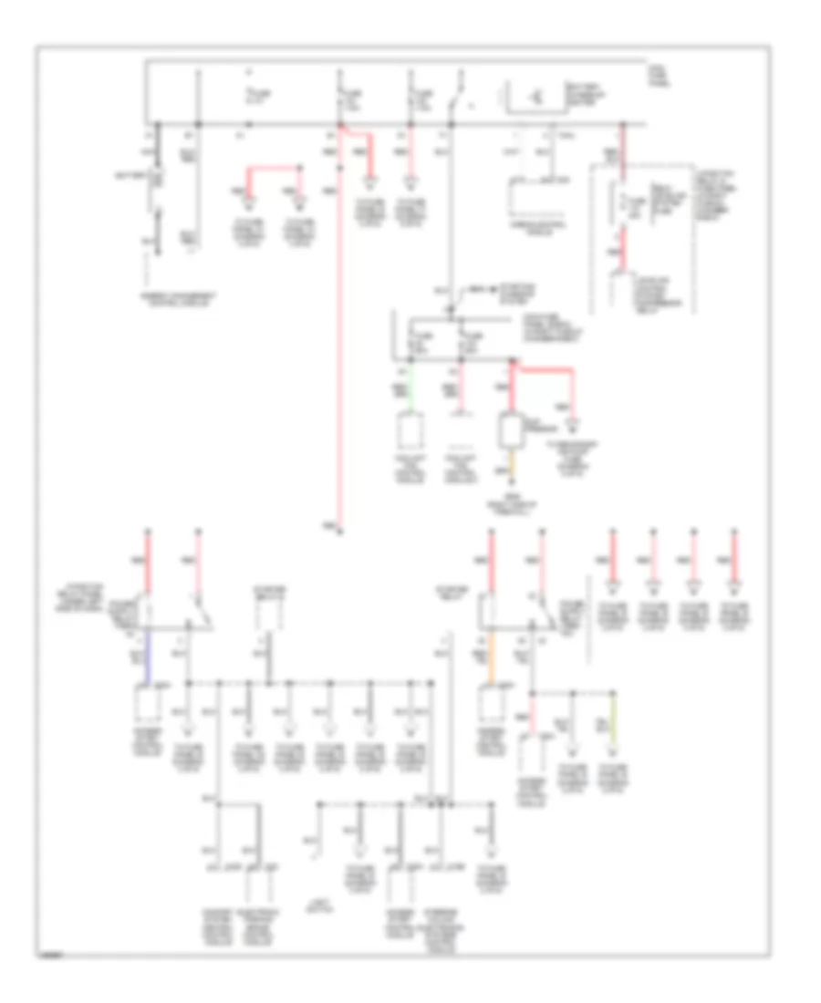 Power Distribution Wiring Diagram 1 of 6 for Audi S6 Quattro 2007