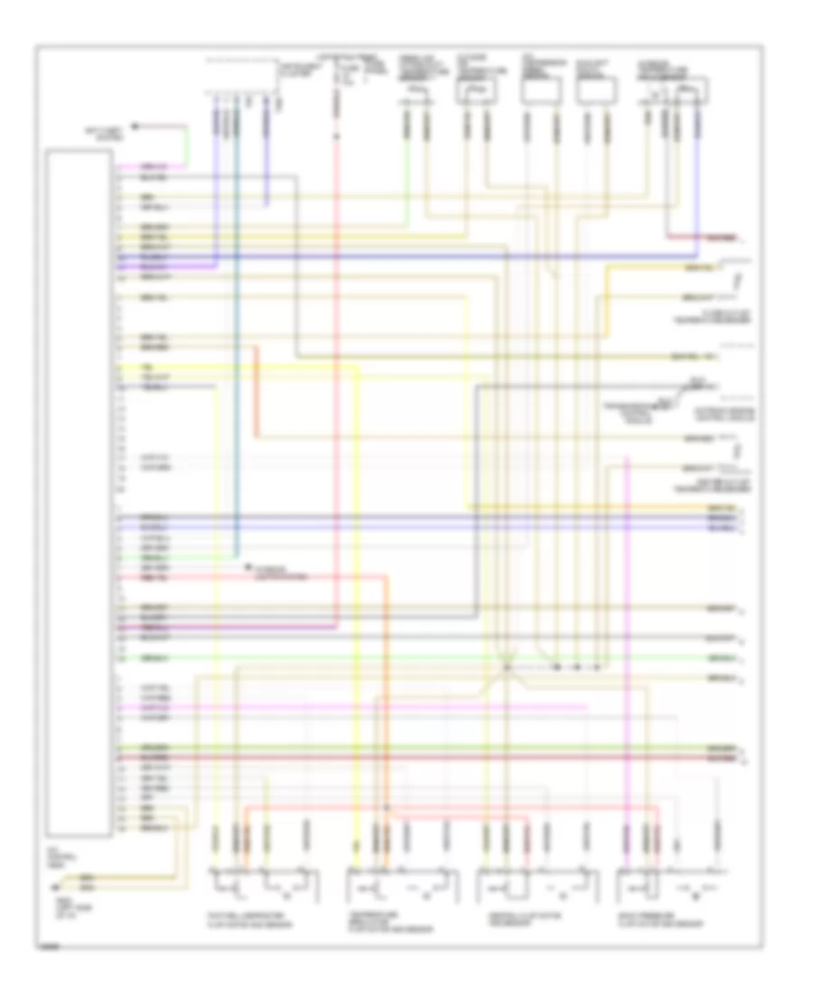 Automatic A C Wiring Diagram 1 of 2 for Audi A4 1997