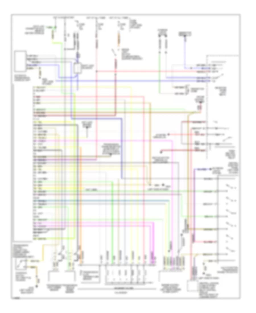 A T Wiring Diagram for Audi A4 1997
