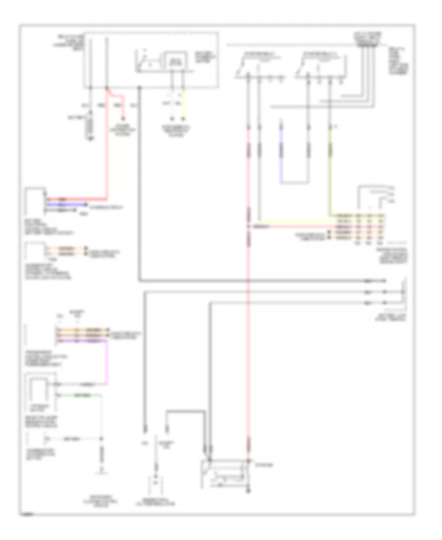 Starting Wiring Diagram for Audi Q7 3 6 2010