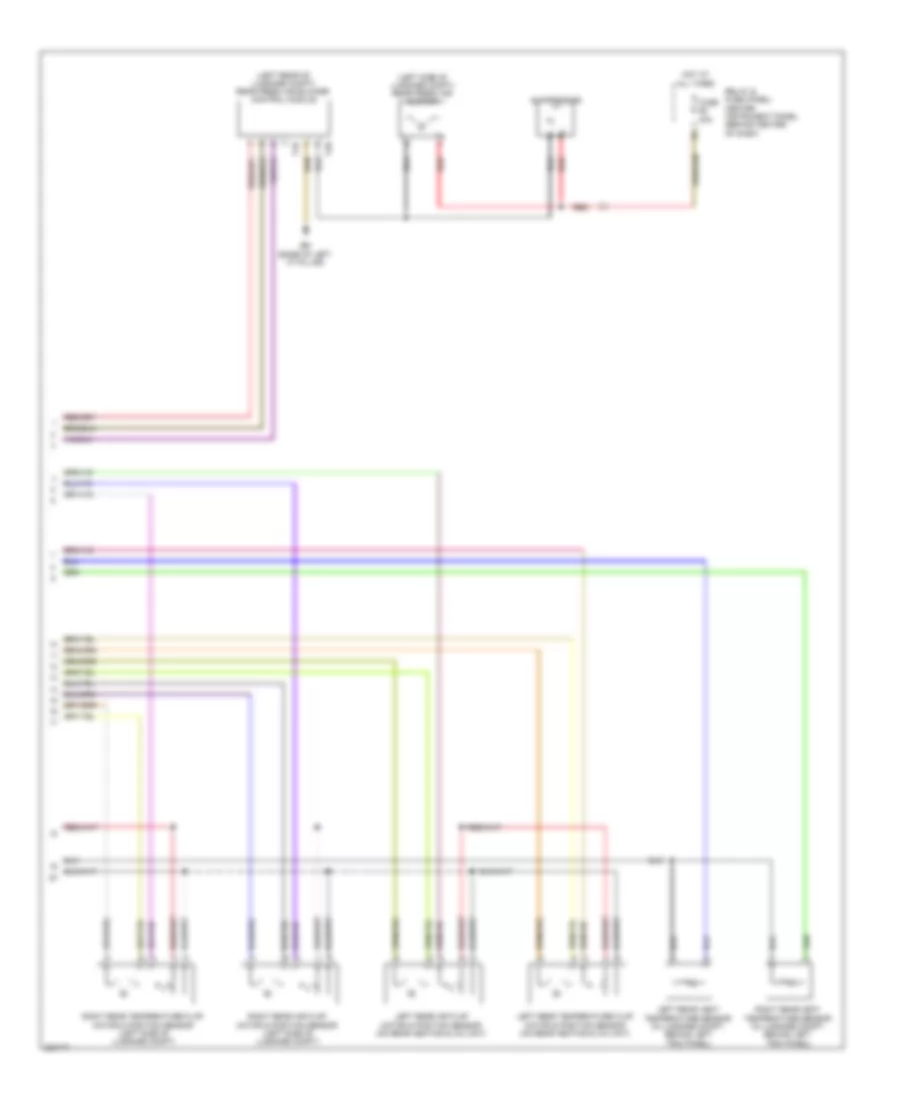 Rear AC Wiring Diagram (2 of 2) for Audi Q7 3.6 2010