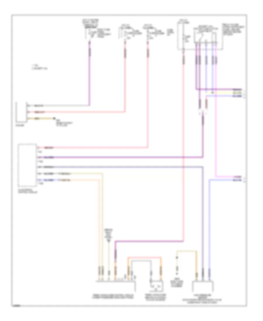 Cooling Fan Wiring Diagram 1 of 2 for Audi Q7 3 6 2010