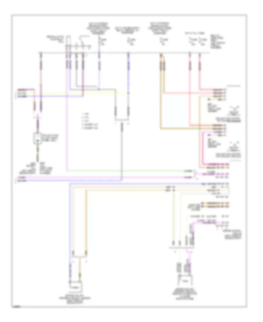 Cooling Fan Wiring Diagram (2 of 2) for Audi Q7 3.6 2010
