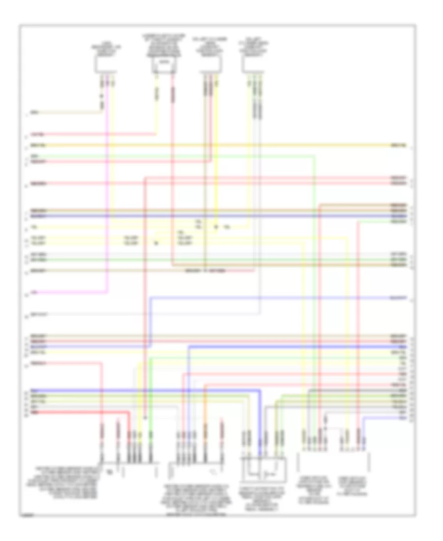 4.2L, Engine Performance Wiring Diagram (2 of 6) for Audi Q7 3.6 2010