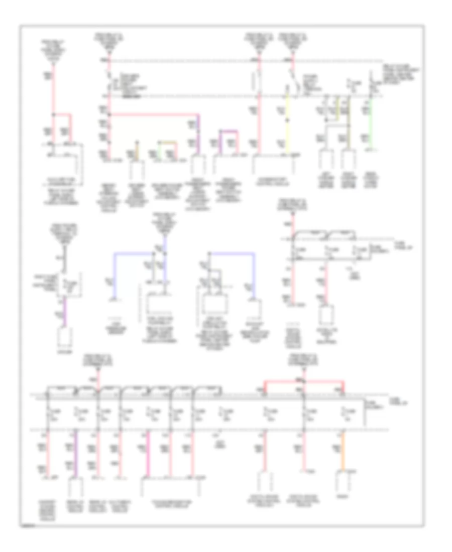 3 0L Turbo Power Distribution Wiring Diagram 6 of 6 for Audi Q7 3 6 2010