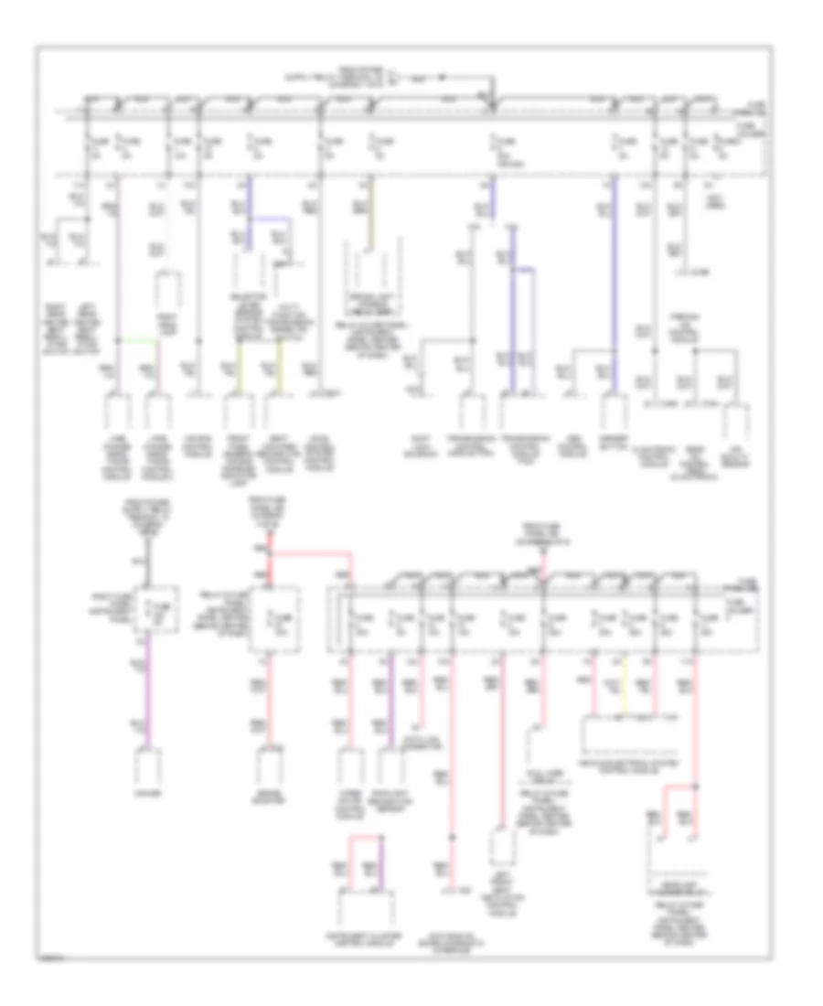 3 6L Power Distribution Wiring Diagram 3 of 6 for Audi Q7 3 6 2010
