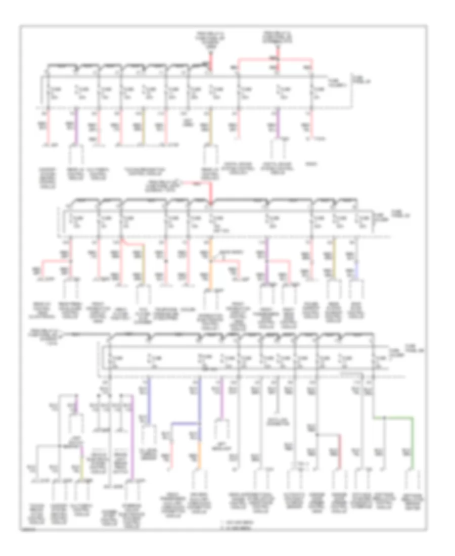 3 6L Power Distribution Wiring Diagram 5 of 6 for Audi Q7 3 6 2010