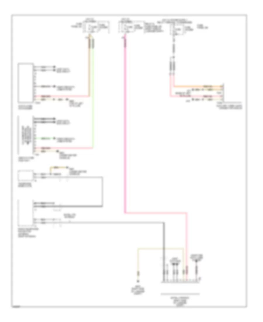 Radio Wiring Diagram, DSP Radio without Bang  Olufsen (2 of 2) for Audi Q7 3.6 2010