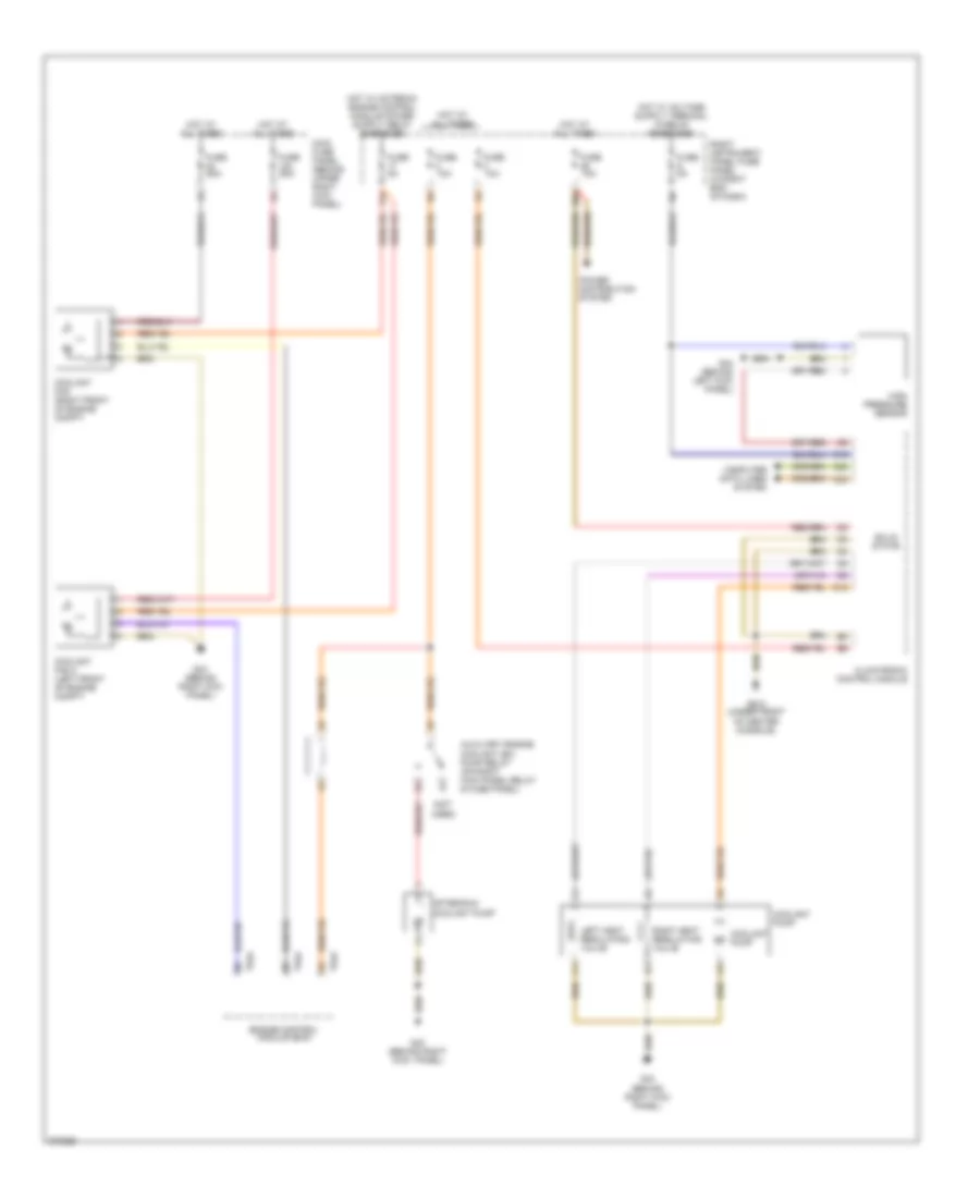 Cooling Fan Wiring Diagram for Audi S8 Quattro 2007