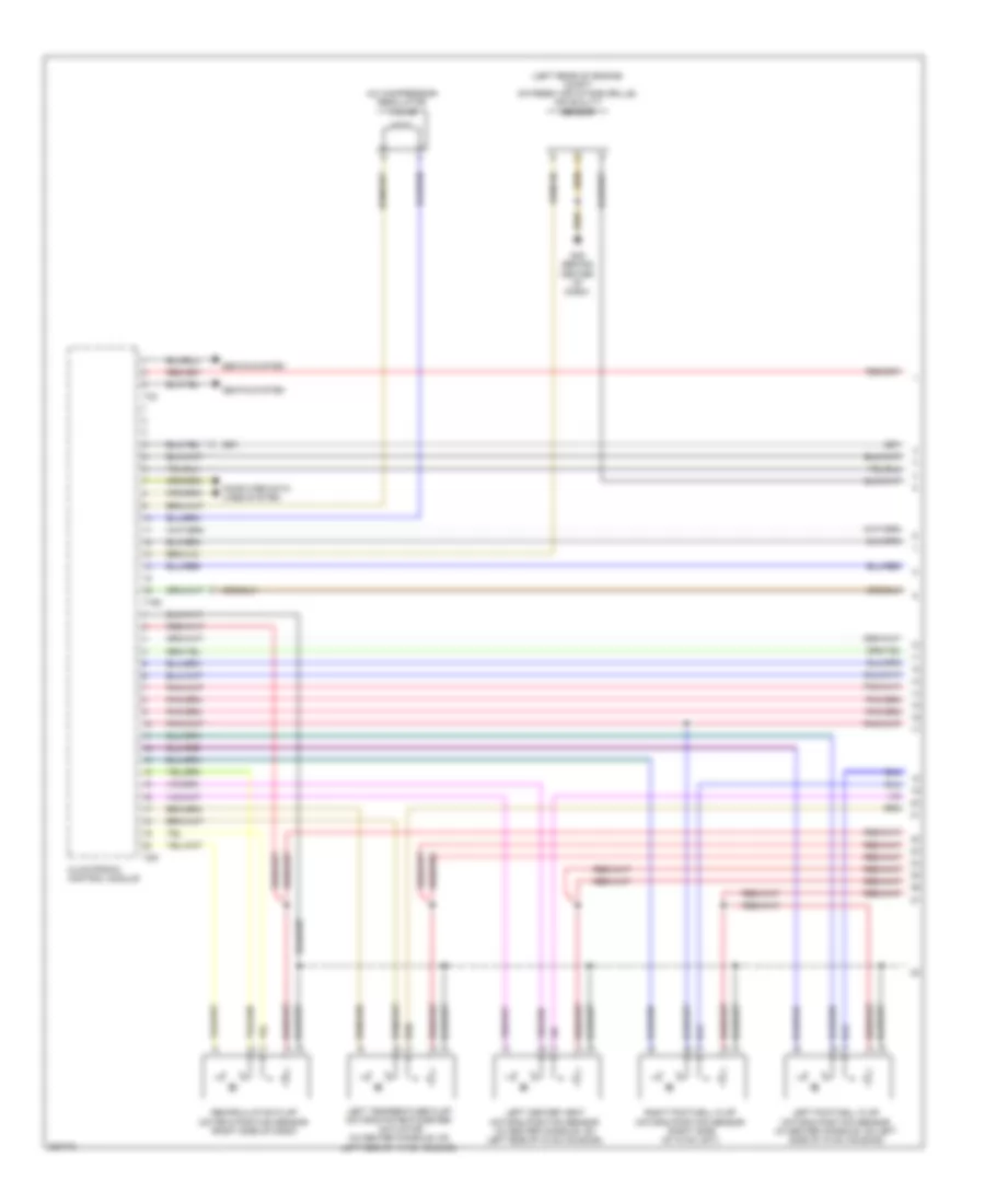 Automatic AC Wiring Diagram (1 of 4) for Audi Q7 4.2 2010