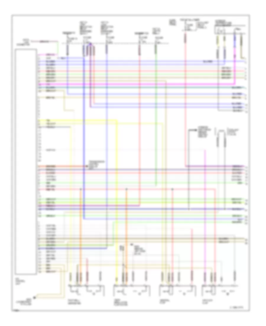 Automatic AC Wiring Diagram (1 of 2) for Audi A6 1997