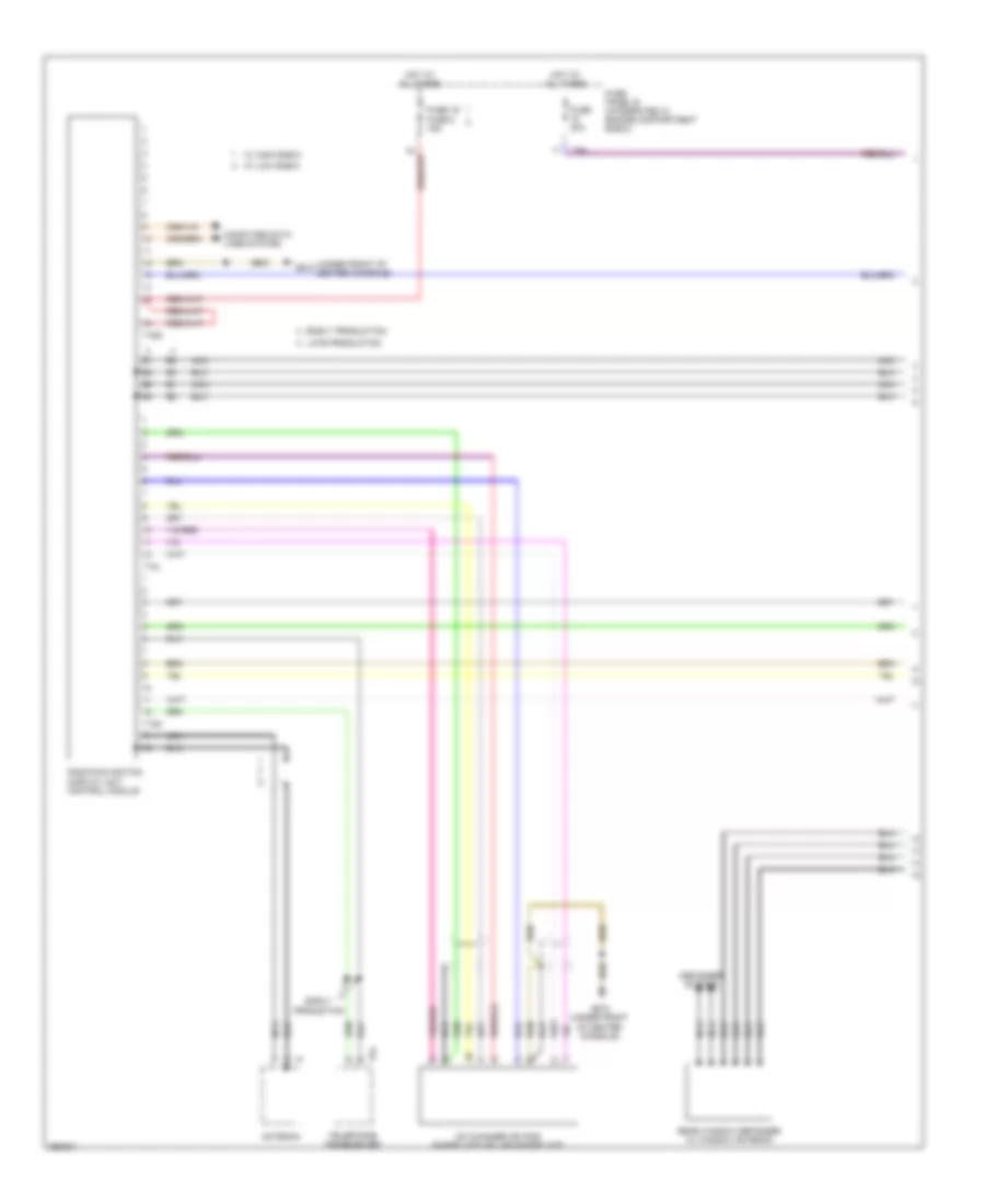 Radio Wiring Diagram without RNS E with Bose 1 of 2 for Audi A3 2008