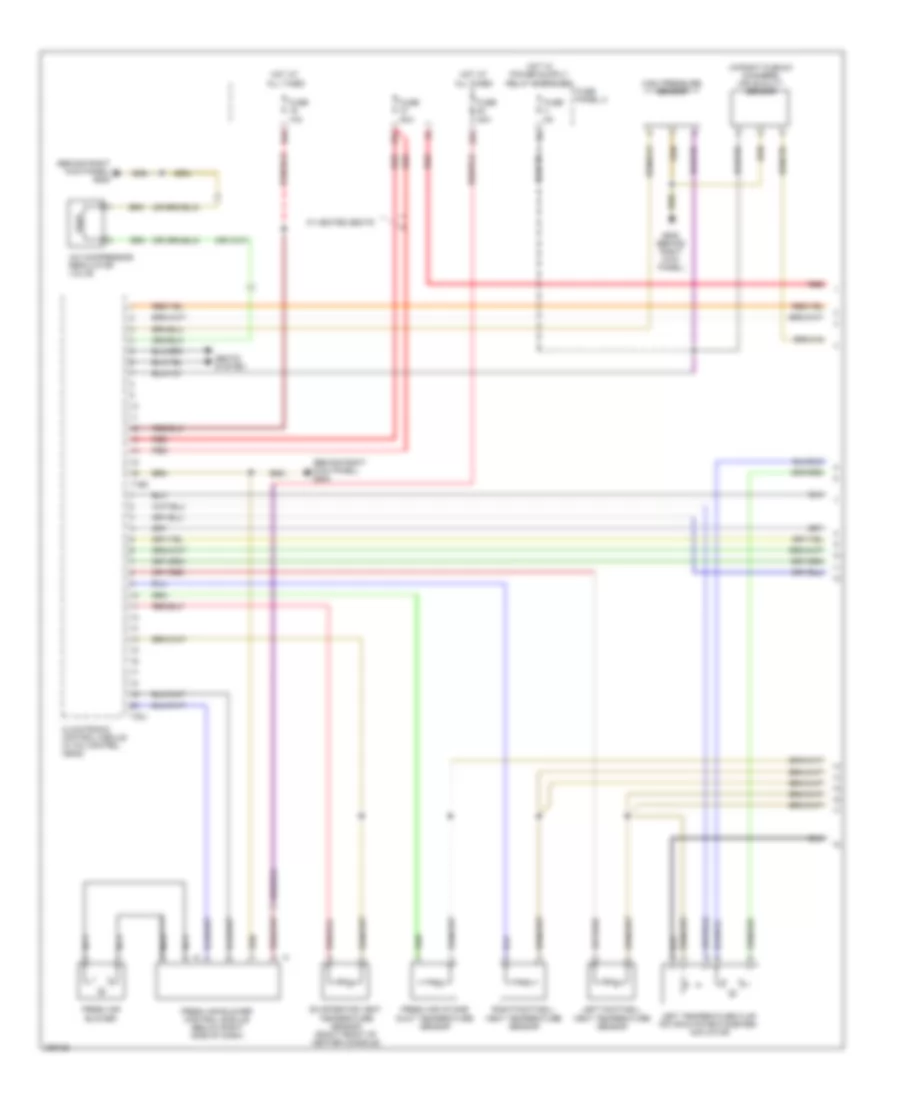 Automatic AC Wiring Diagram, Early Production (1 of 3) for Audi A3 2008