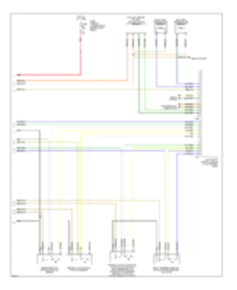 Automatic AC Wiring Diagram, Late Production (2 of 3) for Audi A3 2008