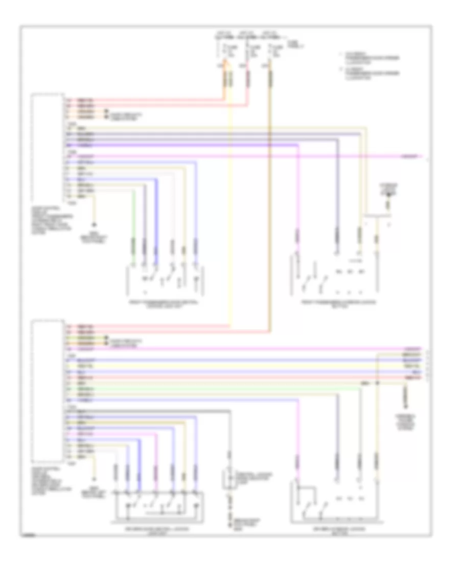 Anti theft Wiring Diagram Early Production 1 of 2 for Audi A3 2008