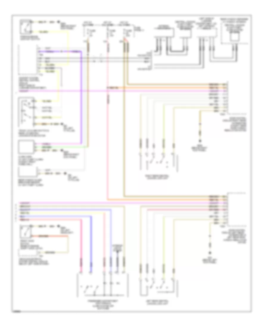 Anti theft Wiring Diagram Late Production 2 of 2 for Audi A3 2008