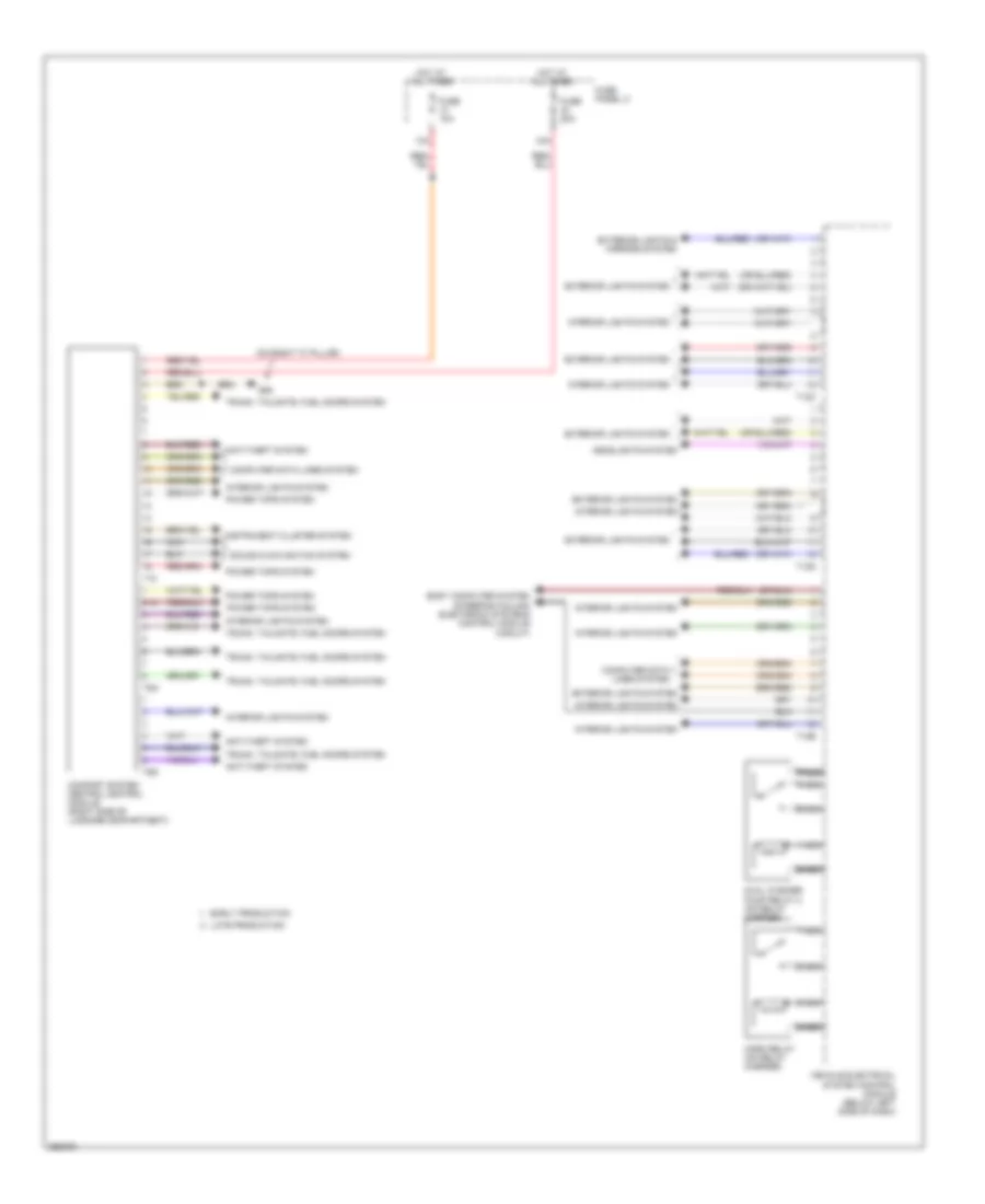 Body Computer Module Wiring Diagram 1 of 2 for Audi A3 2008