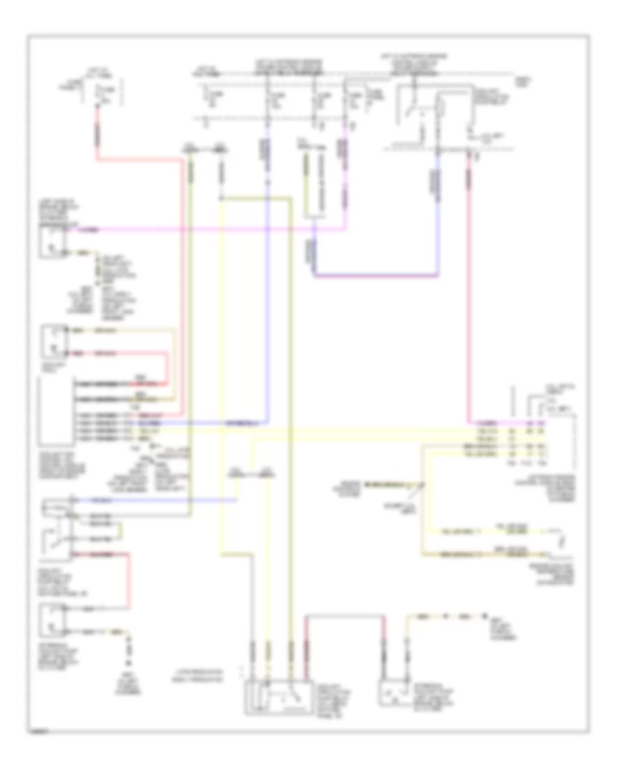 Cooling Fan Wiring Diagram for Audi A3 2008