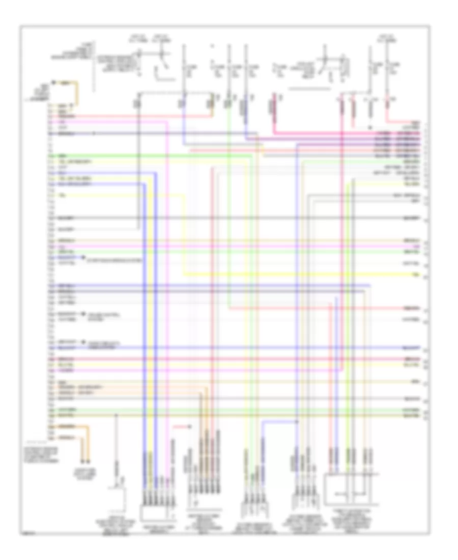 3.2L, Engine Performance Wiring Diagram (1 of 5) for Audi A3 2008