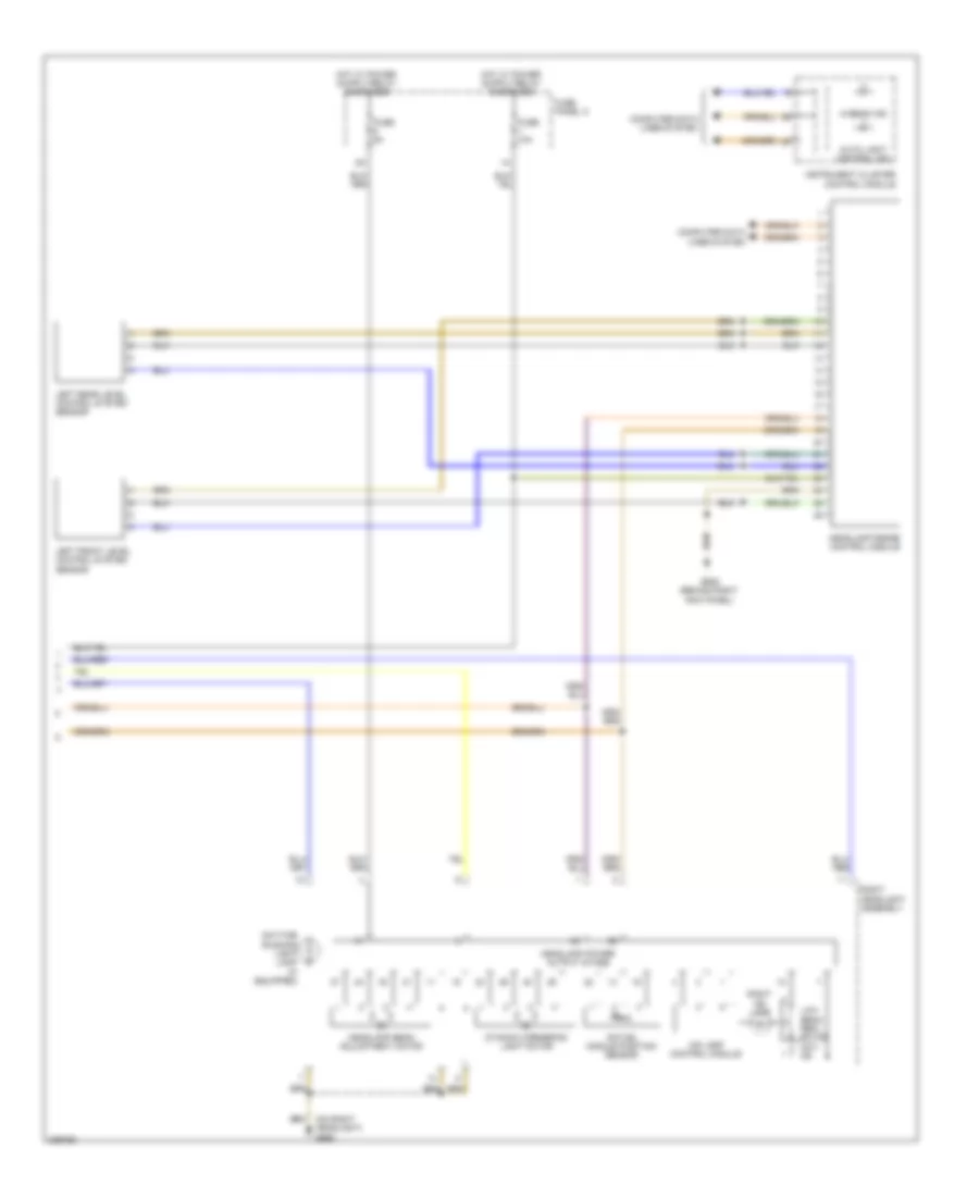 Headlights Wiring Diagram, Early Production with Bi-Xenon  Cornering Headlights (2 of 2) for Audi A3 2008