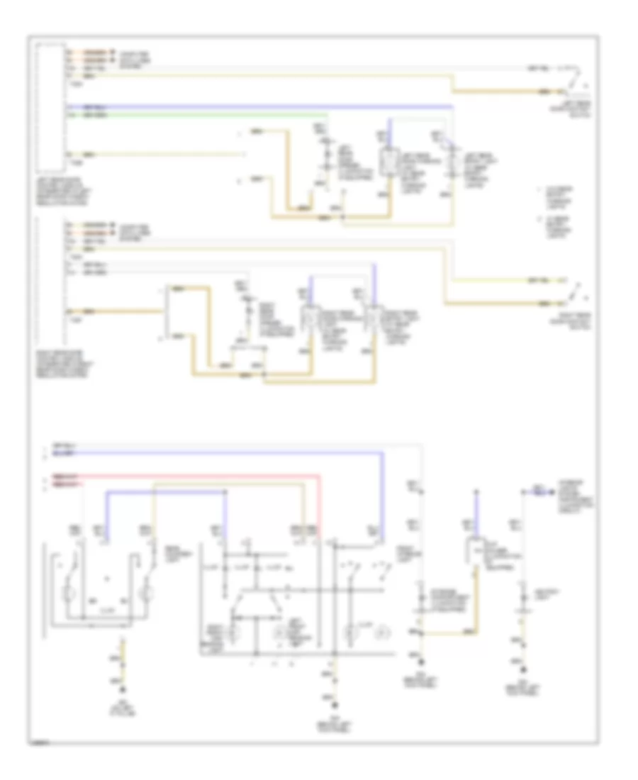 Courtesy Lamps Wiring Diagram Early Production 2 of 2 for Audi A3 2008